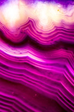 Doğal ametist çizgilerine yakın çekim