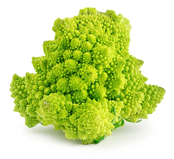 Appetitoso duomo verde broccoli isolato su sfondo bianco — Foto Stock