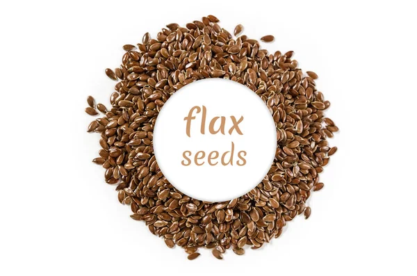 Flax seeds as an abstract background — Stock Photo, Image