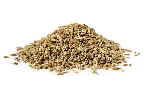 Dried Fennel Seeds isolated — Stock Photo, Image