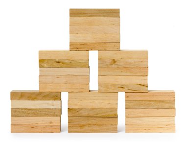 ahşap oyun tuğla duvar