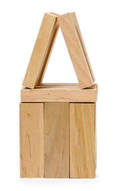 Yapı ahşap tuğla, ev gibi görünüyor