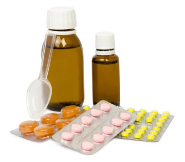 Hızlı bir iyileşme için ilaç ayarla ve yaşam sürdürmek. Isolat