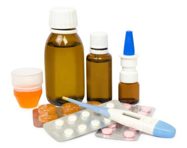 Hızlı bir iyileşme için ilaç ayarla ve yaşam sürdürmek. Isolat