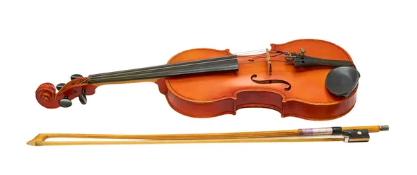 Violino vintage usado pelo tempo e mestres da música — Fotografia de Stock