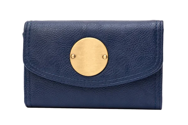 Beyaz arka plan üzerinde izole mavi debriyaj çanta