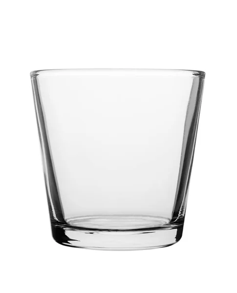 Κενό γυάλινο κύπελλο απομονωμένο σε λευκό φόντο. Για αλκοόλ ή κοκτέιλ — Φωτογραφία Αρχείου