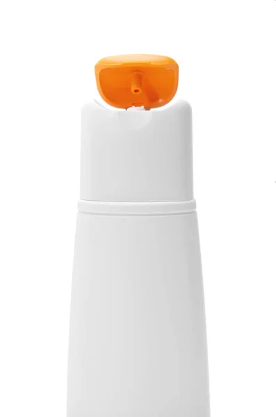 Láhev pro šampon izolovaných na bílém pozadí — Stock fotografie