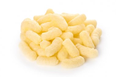 Beyaz arka plan üzerinde izole Mısır çerez diyet