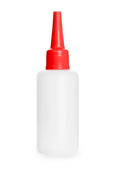 White glue container isolated on a white background — Stock Photo, Image