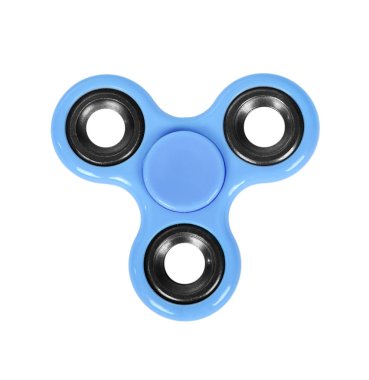 Yeşil kıpır beyaz arka plan üzerinde izole Spinner