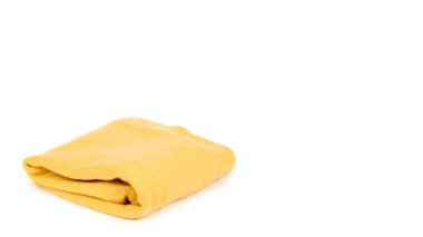 Beyaz arka plan üzerinde izole sıcak kış giysileri. Satış ve satın almak. kopyalama alanı şablonu