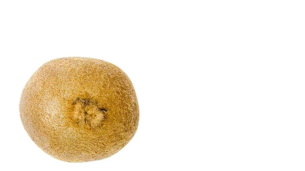 Suculento delicioso e saudável kiwi maduro, isolado em fundo branco. espaço de cópia, modelo . — Fotografia de Stock