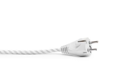 Beyaz beyaz arka plan üzerinde izole tel ile takın. kopyalama alanı şablonu