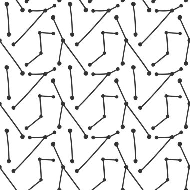 Soyut çizgi sanatı, karalama tarzında vektör konsepti. Tişörtlere ve kartpostallara el çizimi illüstrasyon.