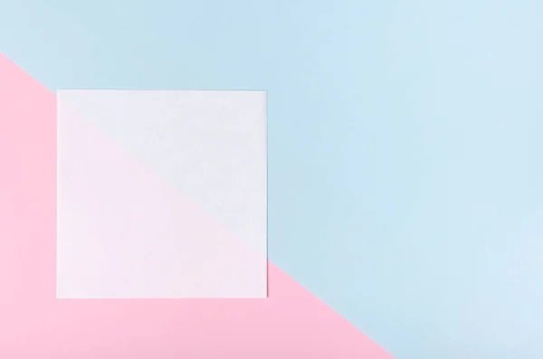 Colored paper composition. Flat lay, layout and tabletop. — Stock Photo, Image