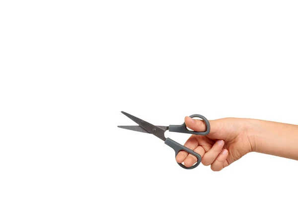 Little scissors for kids. Preschool education supply. — Stock Photo, Image