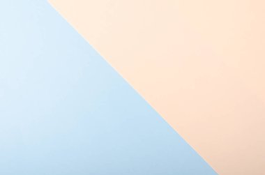 Renkli kağıt kompozisyonu. Düz konum, düzen ve tablo üstü.