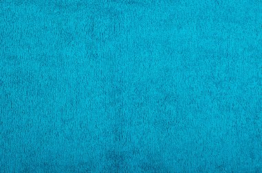 Mavi havlu kumaş dokusu, üst görüntü fotoğrafı..