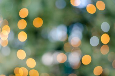 Soyut bokeh fotoğrafı, ışık ve dekorasyon arka planı.