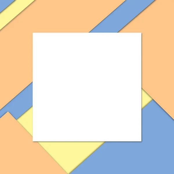 Nowoczesny Projekt Materiału Kompozycja Papieru Barwnego Abstrakcyjny Baner Tło Szablon — Zdjęcie stockowe