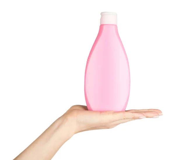 Händedesinfektionsmittel Flasche Desinfektionsflüssigkeit Isoliert Auf Weißem Hintergrund — Stockfoto