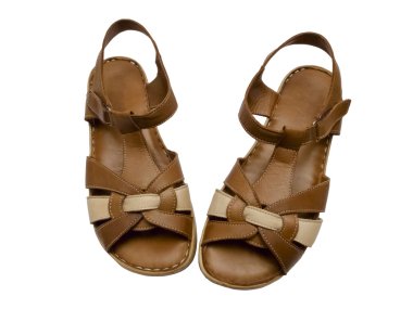 Kadın deri sandalet