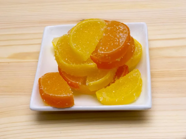 Caramelle di gelatina di frutta — Foto Stock