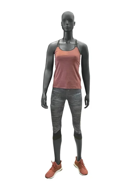 Maniquí femenino vestido con ropa deportiva de atletismo — Foto de Stock