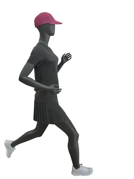 Maniquí femenino corriendo — Foto de Stock