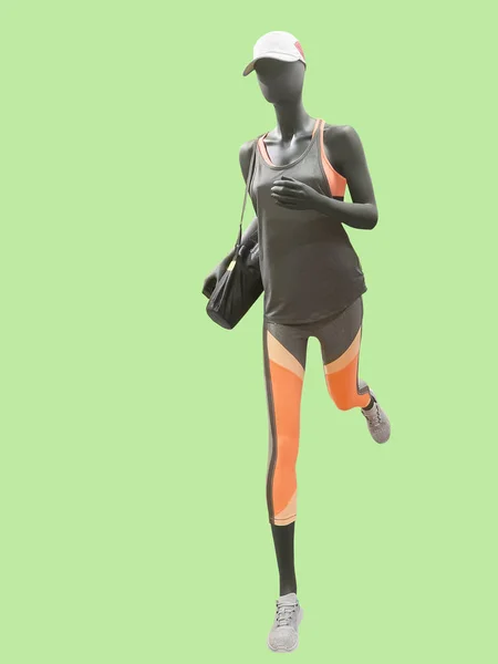 Maniquí femenino corriendo . — Foto de Stock