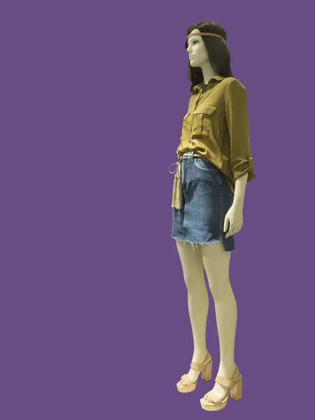 Full-length figuríny ženy. — Stock fotografie
