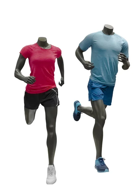 Dva panáky běžící — Stock fotografie
