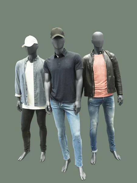 Három ember mannequins — Stock Fotó