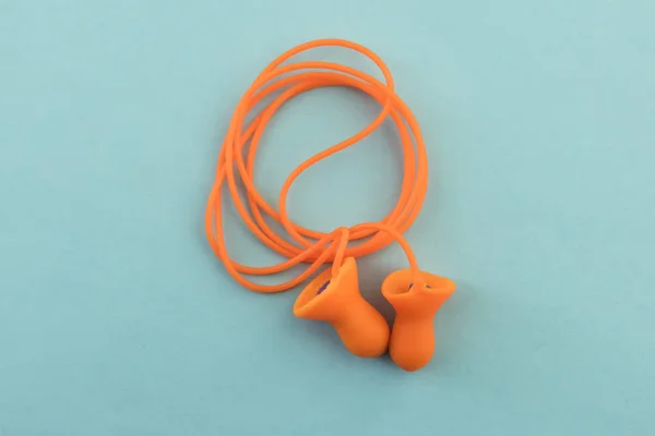 Tapones para los oídos con cable . — Foto de Stock