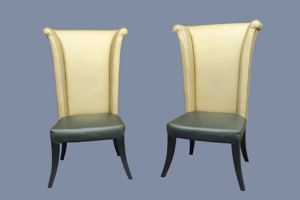 Two high elegant armchairs. — Stock Photo, Image