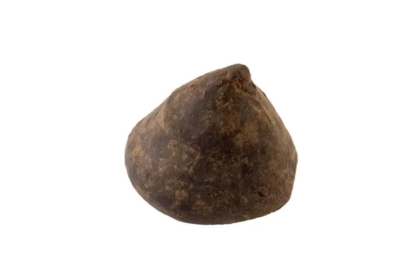 Dark homemade chocolate truffle — Stock Photo, Image