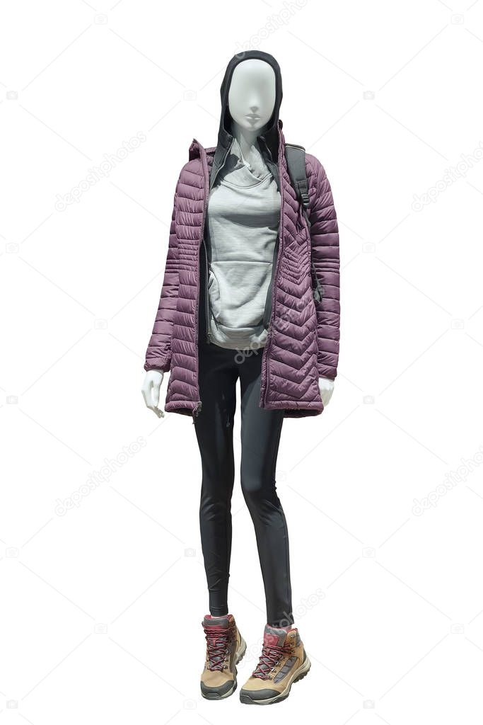 Full length female mannequin. 