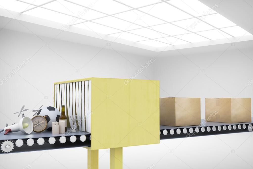 Packaging service and parcel transportation system concept