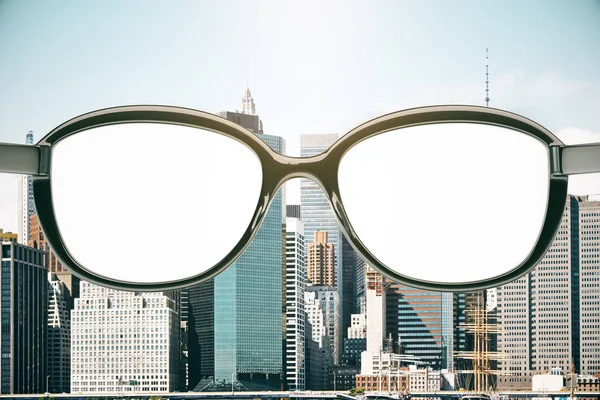 Empty eyeglass lenses — Stock Photo, Image