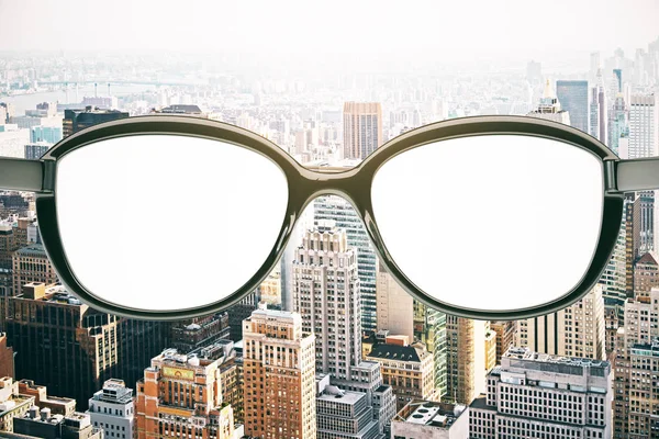 Lentes de gafas vacías — Foto de Stock