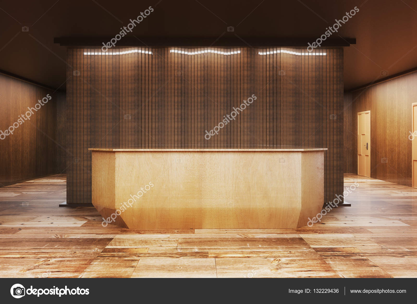 Modern Reception Desk Front Stock Photo Peshkov 132229436 Modern Reception Desk Front Stock Photo