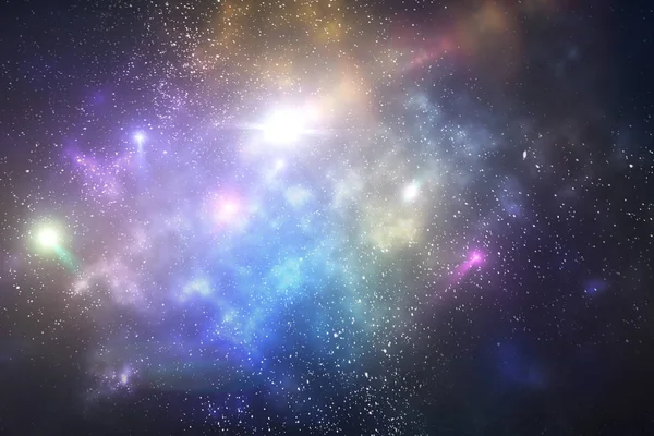 Galaxy met sterren — Stockfoto