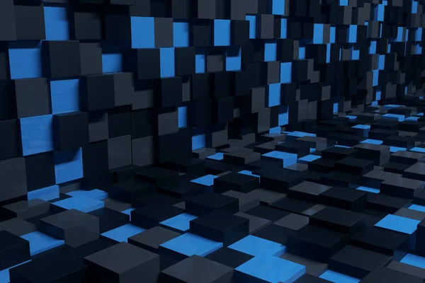 Abstract cube interior