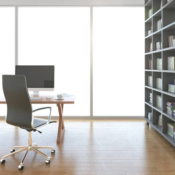 Interior with workplace — Stock Photo, Image