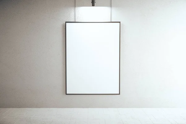 Interior com moldura em branco — Fotografia de Stock