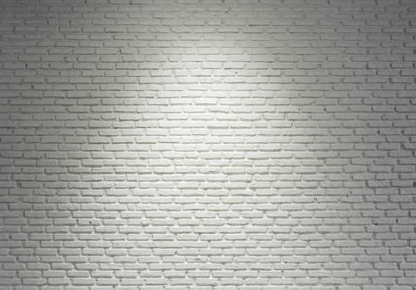 White brick wall in shadow — Stock Photo, Image