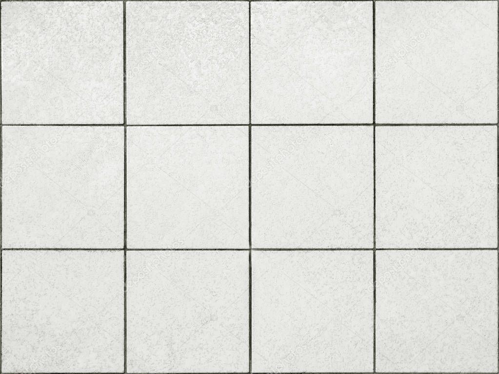 Plain grey tile backdrop. Square pattern