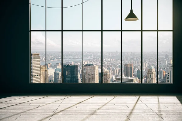 Habitación retroiluminada vacía — Foto de Stock