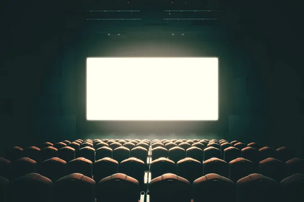Blank cinema screen toning